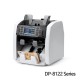 Machine de comptage de billets de banque avec double poche